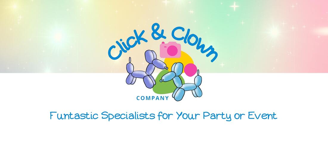 Clown, Clowning, Birthday Party, Clown Party, Dilly the Clown, BubbleGum the Balloon Twister, Balloons, Puppets, Vancouver, Entertainers, Events, Festivals, Fairs, Click & Clown Company